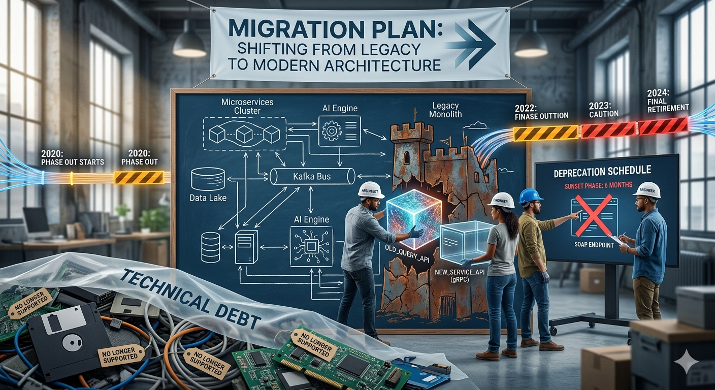 Managing Deprecated Technologies When Your Only Records Are Whiteboards